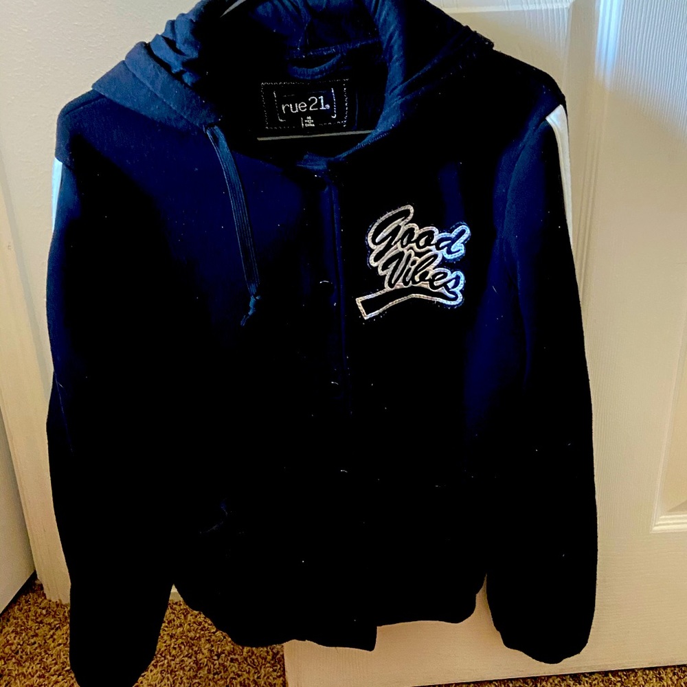 Cute good vibes bomber jacket